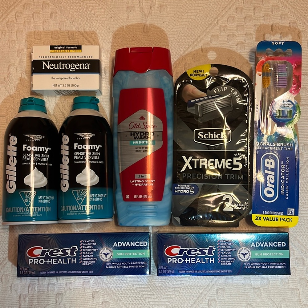 Men's personal care bundle Gillette Old Spice